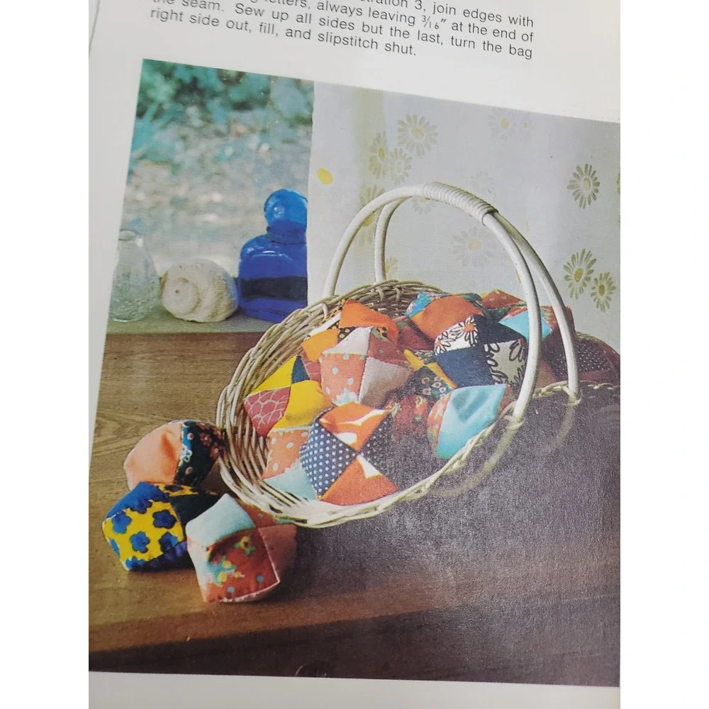 Vintage Sunset Quilting & Patchwork Book 1976 Lane Books DIY Patterns Projects